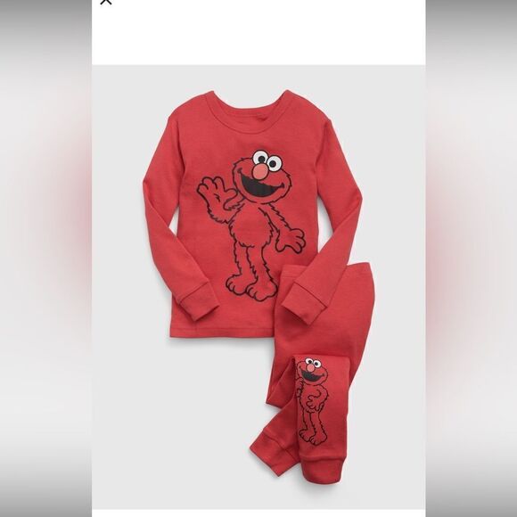 Nwt gap Elmo Sesame Street pajamas - Picture 1 of 2